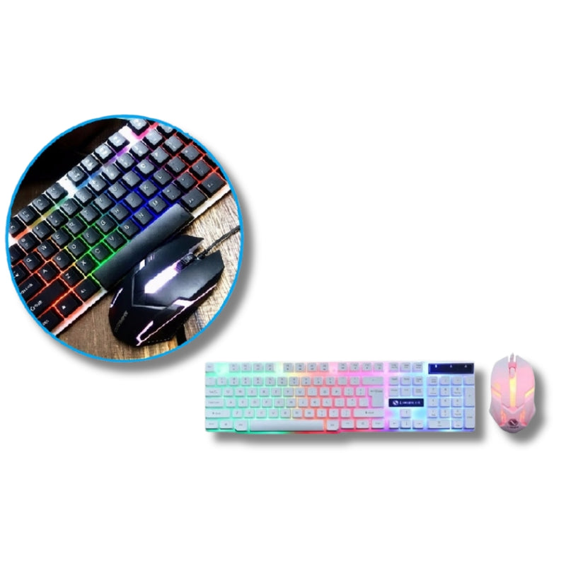 KIT Gamer - Teclado + Mouse LED RGB Master D280